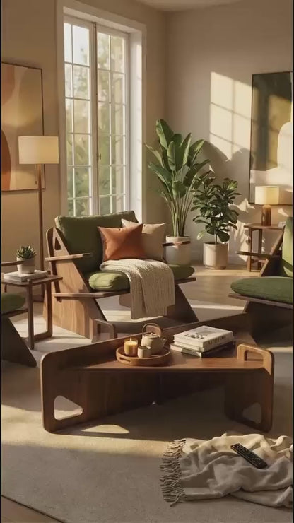 Modern Wooden Lounge Chair