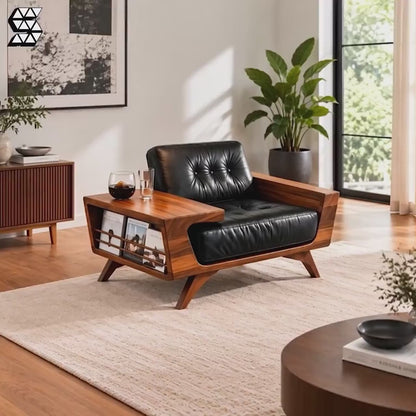 Teak Wood Lounge Sofa