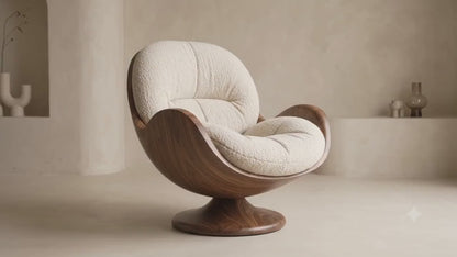 Solid Teak Lounge Chair