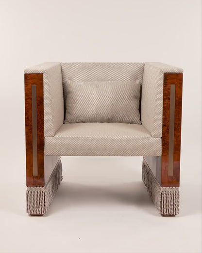 Lora Burlwood Lounge Chair